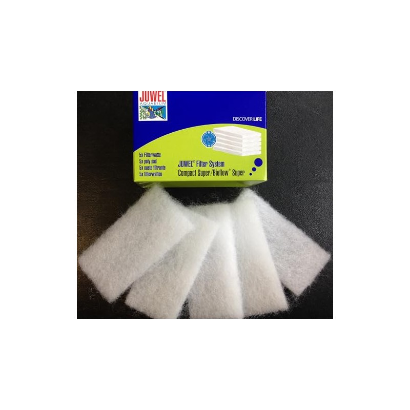 Juwel Pack of 5 Poly Pad Bioflow Compact Super