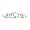 Royal Rhinestone Tiara - Silver