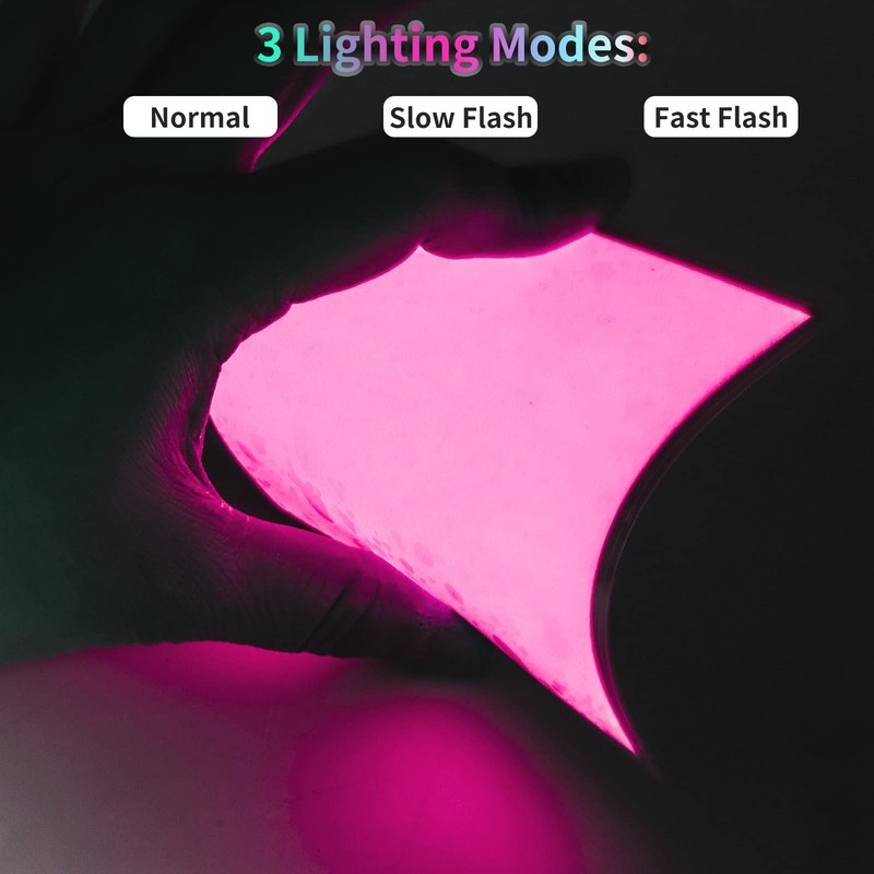 jose2015 Electroluminescent Panel 10x10CM,Cuttable DIY Electroluminescent El Panel Light,3 Modes