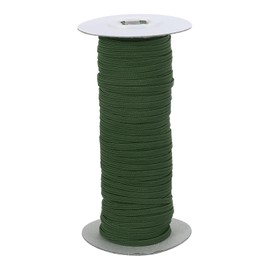 PATIKIL Elastic Bands 3mm x 45 Meters, Polyester Flat Elastic Cord Stretch Strap for Sewing Crafting DIY, Olive Green