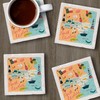 Thirstystone North Carolina Home 4-Pack Absorbent Stone Coasters with Protective