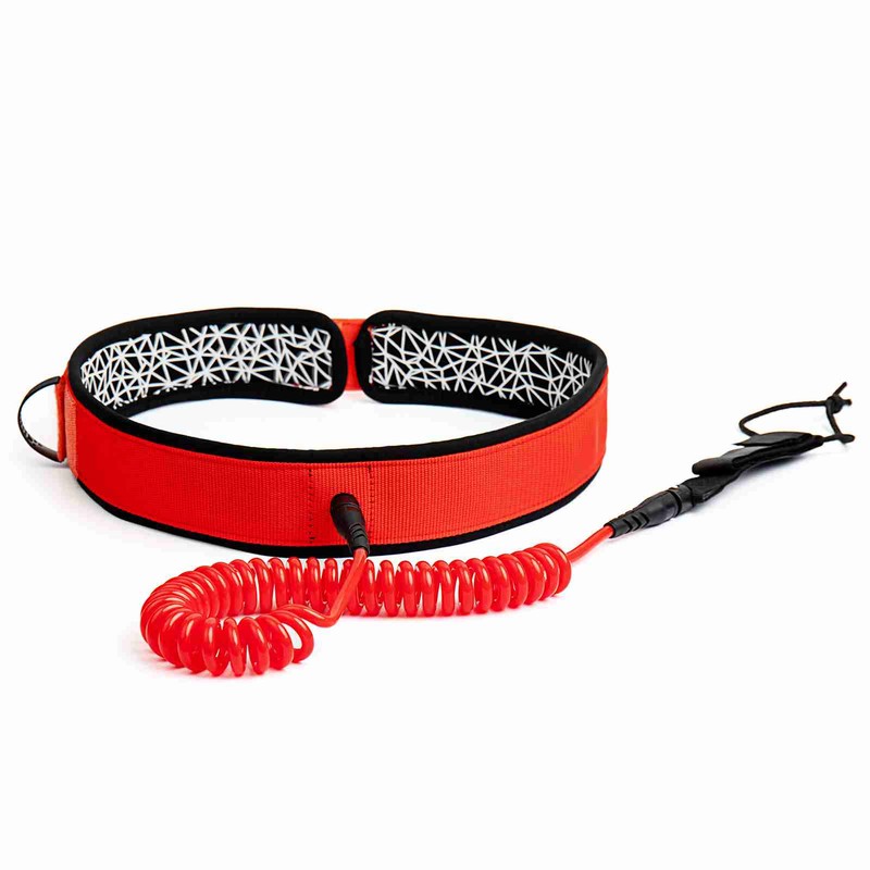 Surfboard Waist Leash 7mm Thick 10ft Coiled Surf Board Leash