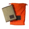Mala Leather Canvas & Hunter Leather Note, Card & ID