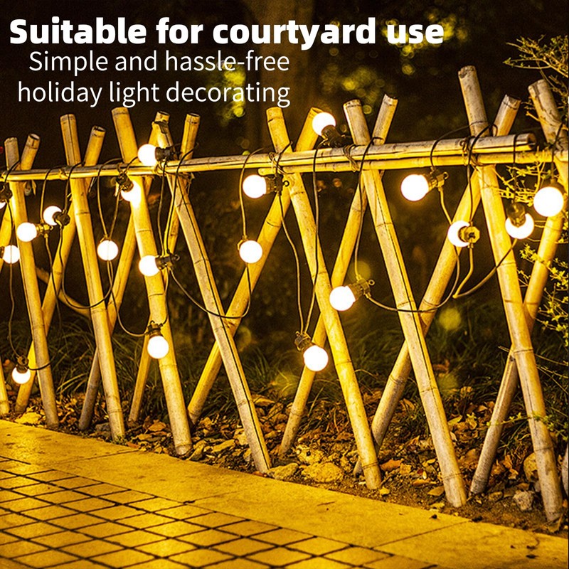 Lekatod 200Pcs Plastic Hooks for Outdoor String Lights Command Cable