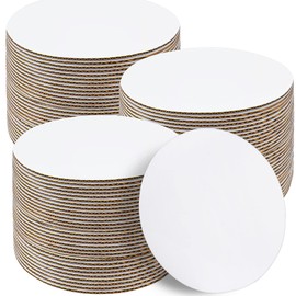 Sudaya Cake Boards 25 PCS, Cake Boards 10 Inch Round, Cardboard Cake Rounds, Disposable Cake Plates, Food Grade Cake Base Cake Tray Cake Circles, 10 Inch Cake Board White Cardboard Circles Round Base