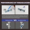Realth 50ml-3 Pack Threadlocker Purple Blue and Red M222 M243