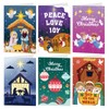 HOWAF 72 Pieces Christmas Greeting Card Sets, Christmas Religious Cards