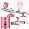 TEHAUX 1set Portable Handheld Airbrush Kit for Makeup and Facial