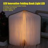 USB Magnetic Wooden Book Light Portable LED Foldable Desk Night