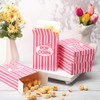 Xinnun 200 Pcs Paper Popcorn Boxes 1 oz Close Top