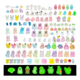 158 Mini Animales Figuras De Resina Brillan En La Oscuridad