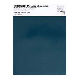 Pantone Metallic Shimmer TPM, 8.5x11 Inch Sheet, 20-0166 Thunderhead