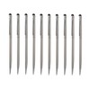 noTrash2003 Set of 10 Slim Metal Ballpoint Pens Elegant Twist