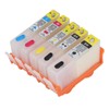 5PCS Ink Cartridge Set BK C M Y Smooth Ink