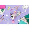 Fringoo® 3 Compartment Pencil Case for Kids School Stationery Holder