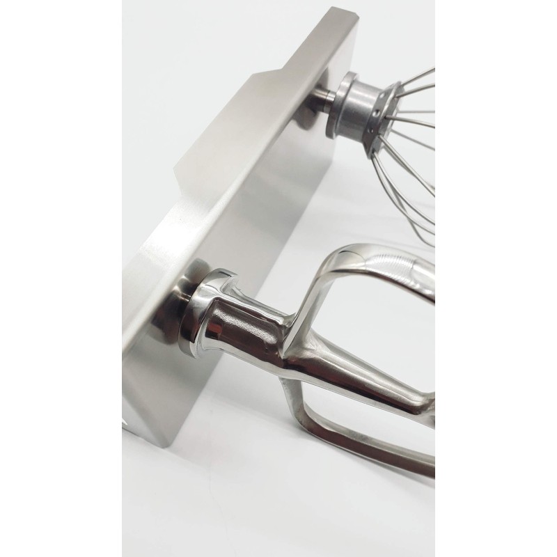 hl-perfektion-in-edelstahl Spice Rack with Two Holders Compatible with KitchenAid Mixing