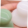 Baluue 2pcs Jade Massage Mushroom Scraping Stone for Green Massage