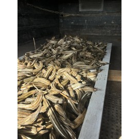 Lot Of 12 Dried Okra Pods.