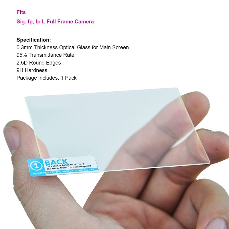JJC Ultra Thin Screen Protector for Sigma fp, fp L