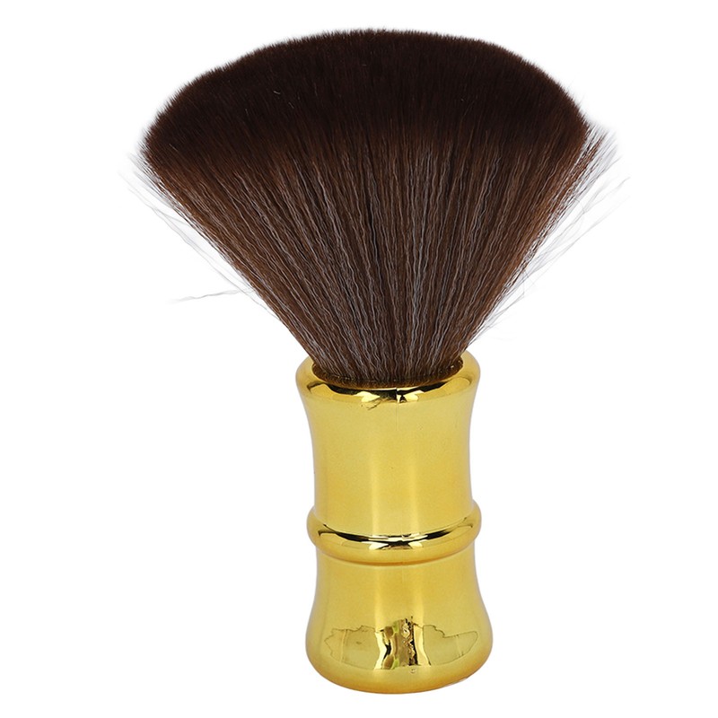Barber Neck Duster Brush Soft Hair Electroplating Process Barber Brush