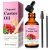 Castor Oil Organic Cold Pressed Unrefined Glass Bottle - Boost
