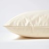 HOMESCAPES 1000 Thread Count Egyptian Cotton Cream 80 x 80