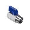 PATIKIL 1/2 NPT Brass Mini Ball Valve, 1 Pack NPT