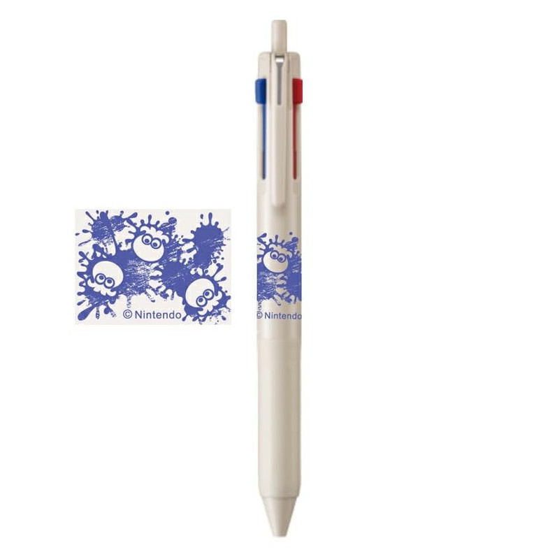 Splatoon 3 Jetstream Tri-Color Ballpoint Pen (2) Octopus