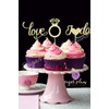 Set of 12 Bridal Cupcake Toppers