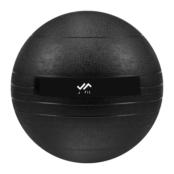JFIT Weighted Slam Ball, Classic Black, 25 LB