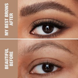 Charlotte Tilbury Legendary Brows Tinted Eyebrow Gel 0.04 oz/ 1.15 g Dark Brown warm neutral undertone for medium to dark brown brows