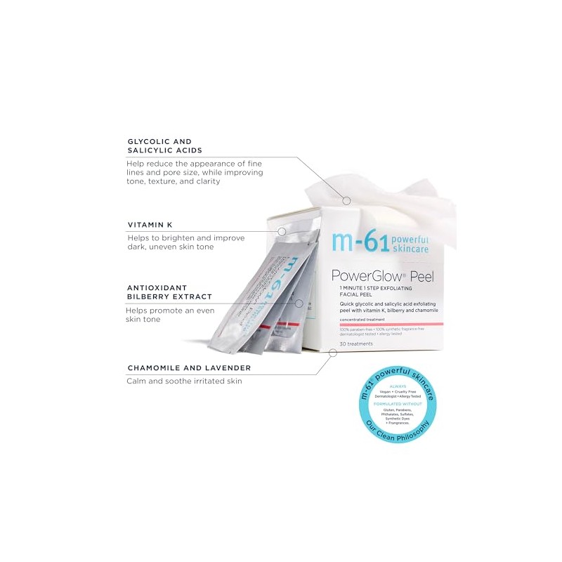 M-61 PowerGlow Peel, Size 30 Treatments