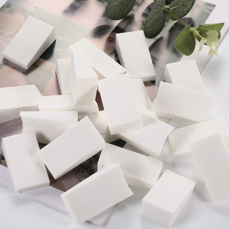100 Pieces Cosmetic Sponges Latex Makeup Foam Wedges Foundation Beauty