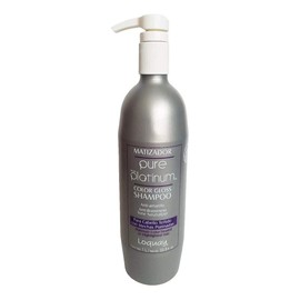 Loquay Matizador PURE PLATINUM Premier Color Gloss Shampoo Mechas Platina 1L/ Net Wt 33.8 oz