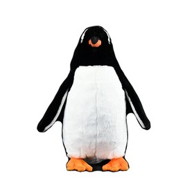 RLOMUTE 10.6 Inch Gentoo penguin white Plush Toy Realistic Stuffed Sea Animal Super Soft Cute Birthday Companions Bedroom Car Home Decor Collectible Gift for kids Boys Girls
