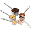 IFFMYJB Stainless Steel Measuring Cups Set, 18/8 5pcs Measuring Cups