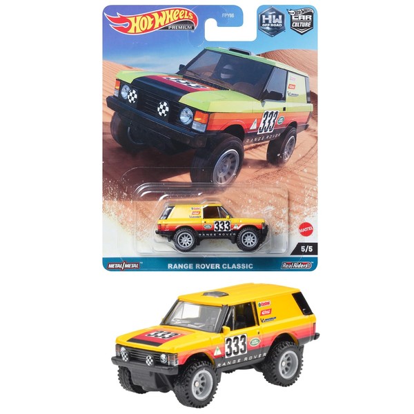 Hot Wheels HKC71 Car Culture Off Road Range Rover Classic [3 Years Old and Up]