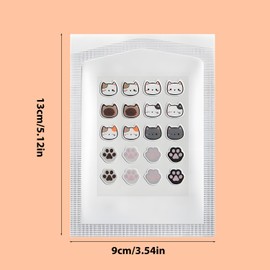 200PCS Cute Acne Patches – Cat & Paw Spot Stickers for Face – Breathable & Gentle Pimple Patches – Fun & Invisible Blemish Cover for All Skin Types