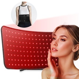Red Light Therapy, 2 in 1 Red Light Therapy for Face and Body, 660nm and 850nm Infrared Light Therapy, Red Light Panel at Home for Pain, Skin, Back, Leg, Waist, Joints, Muscles