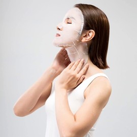 NeoBirth Face & Neck Premium Mask [Moisturizes Your Neck, With Your Face, Made of 100% Natural, Domestic Cotton]
