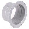 Metal Duct Flange Pipe Connector, 3-8" Metal Flange Vent Pipe