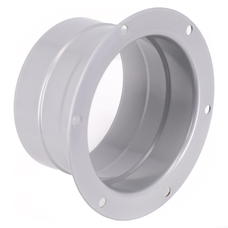 Metal Duct Flange Pipe Connector, 3-8" Metal Flange Vent Pipe