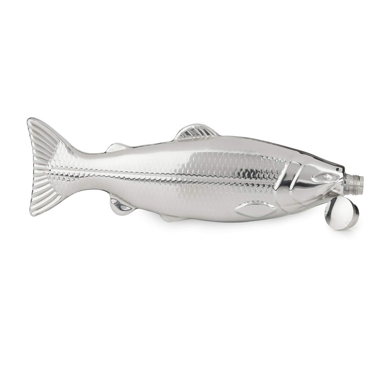 Foster & Rye Trout Flask - Fish Flask Stainless Steel