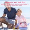 SilverChry Swimming Backpack Waterproof Children's Beach Backpack with Separation Shoe