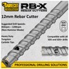 SabreCut Professional 12mm x 300mm Rebar Cutter Fixed SDS Carbide