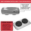 5 PCS Magnetic Trays, 9.4X5.5x1.4Inch, Magnet Tool Tray, Magnetic Parts