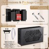 Doorbell Chime Box Wired with 16V 10VA Wired Mechanical, Black,