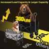 Wagons Cart Foldable, 360LBS Collapsible Wagon Cart with Wheels, Portable