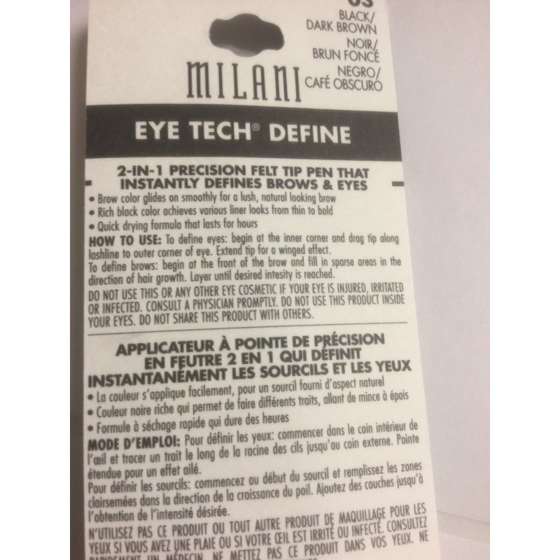 MILANI Eye Tech Define 2- In -1 Brow + Eyeliner