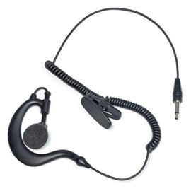 TWAYRDIO TC-617 3.5mm In-Ear Earphones Single Ear Radio Receiver Walkie Talkie In-Cam Speaker Microphone Earphones 1 Pin Straight Connector